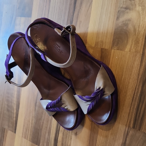 AUDLEY suede wedges - Picture 14 of 15